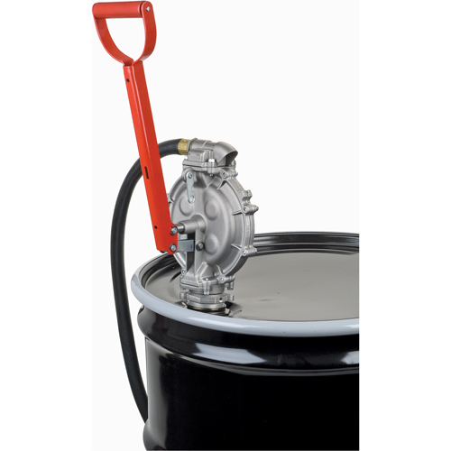 Hand Pump, Aluminum/Steel, 25.5 oz./Stroke, Fits 15-55 Gal. Seaboard Timber Mart
