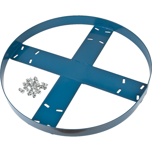 Drum Dolly Frame, Steel, 750 lbs. Capacity, 24" Diameter Seaboard Timber Mart