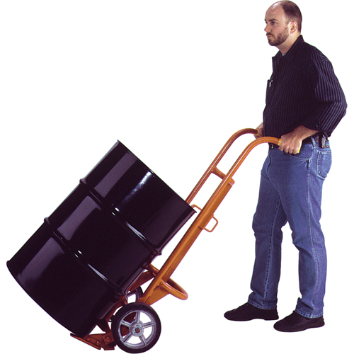 Ergonomic Drum Trucks, Steel Construction, 55 - 85 US Gal. (45 - 70 Imperial Gal.) Seaboard Timber Mart