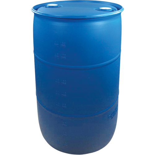 Polyethylene Drums, 30 US gal (25 imp. gal.), Closed Top, Blue Seaboard Timber Mart