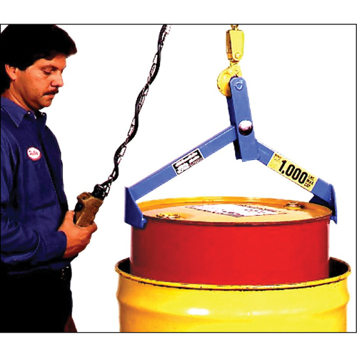 Drum & Overpack Lifter, 55 -85 US gal. (45 -70 Imperial Gal.), 1000 lbs./454 kg Cap. Seaboard Timber Mart
