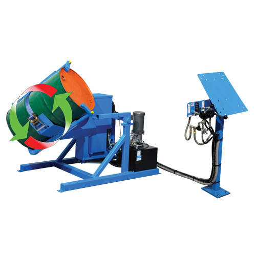 Basculeur de baril Tilt to Load, 55 gal. US (45 gal. imp.) Capacit&eacute;, Vitesse variable, 2 CV Seaboard Timber Mart
