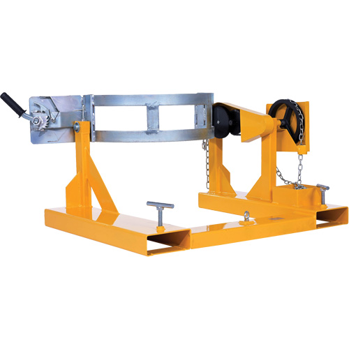 Fork Mounted Drum Carrier, For 55 US Gal. (45.8 Imperial Gal.) Seaboard Timber Mart