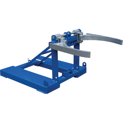 Fork Mounted Poly Drum Lifter, 30 - 55 US Gal. (25 - 45.8 Imperial Gal.) Drum Size, 1100 lbs./499 kg Cap. Seaboard Timber Mart