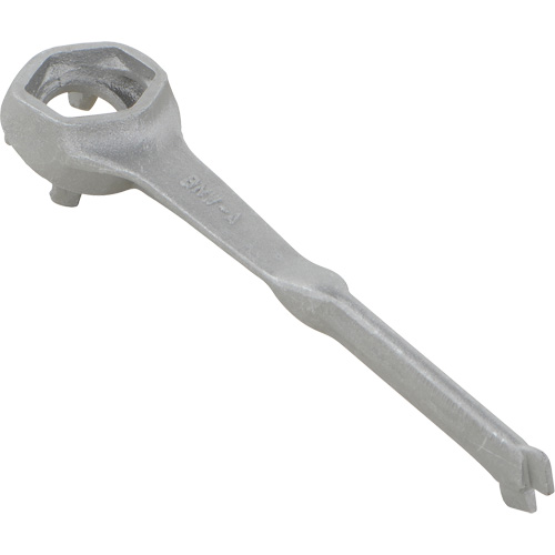 Single Ended Specialty Bung Nut Wrench, 1-1/2" Opening, 4-1/4" Handle, Non-Sparking Aluminum Seaboard Timber Mart