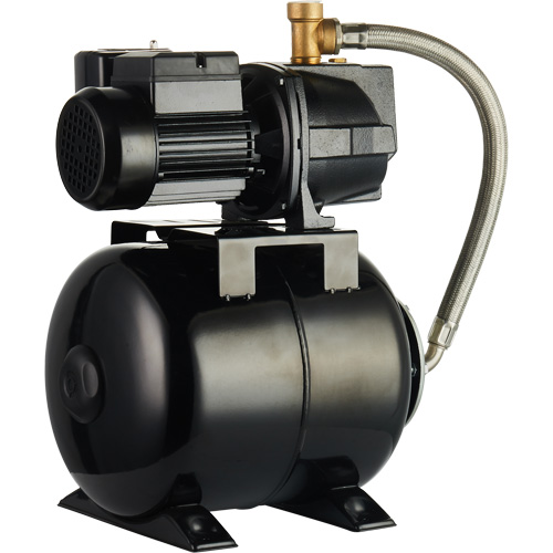 Shallow Well Jet Pump C/W Pressure Tank, 115 V/230 V, 790 GPH, 1/2 HP Seaboard Timber Mart