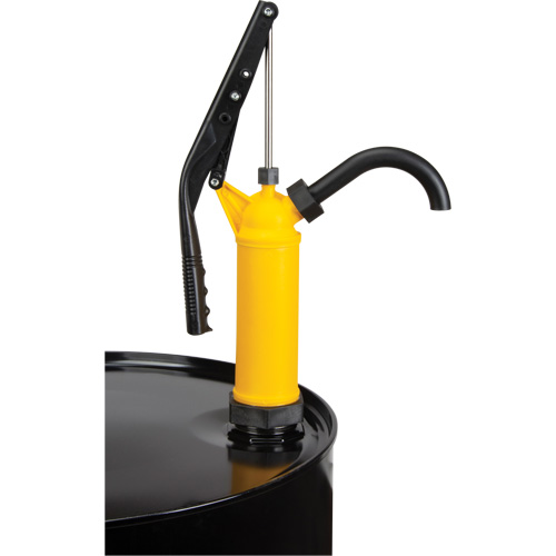 Pompe &agrave; baril de type levier, Polypropyl&egrave;ne, 14 oz/course, Pour barils de 5-55 gal. Seaboard Timber Mart