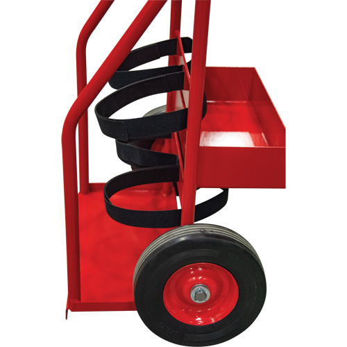 Chariot de prevention d'incendie pour travaux &agrave; chaud, Roues Semi-pneumatique, Base de 17,75" la x 8,9" lo, 100 lb Seaboard Timber Mart