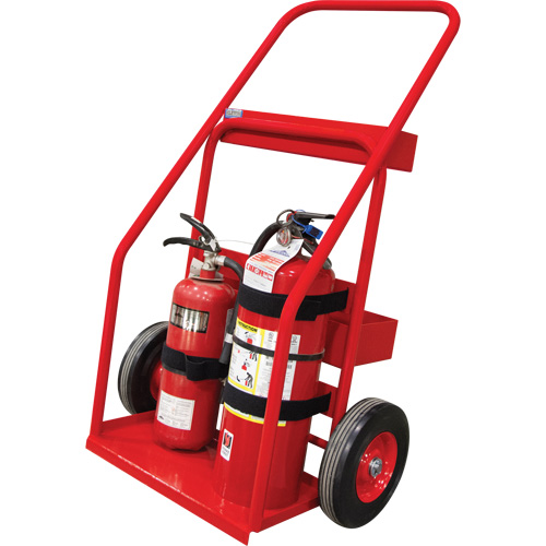 Chariot de prevention d'incendie pour travaux &agrave; chaud, Roues Semi-pneumatique, Base de 17,75" la x 8,9" lo, 100 lb Seaboard Timber Mart