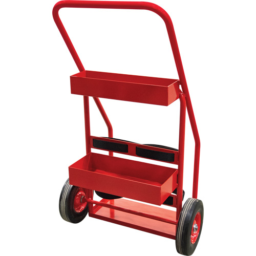 Chariot de prevention d'incendie pour travaux &agrave; chaud, Roues Semi-pneumatique, Base de 17,75" la x 8,9" lo, 100 lb Seaboard Timber Mart