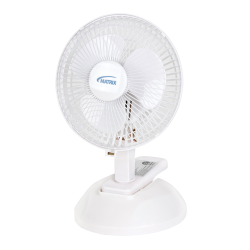 Clip-On & Desk Fan, 6" Diameter, 2 Speeds Seaboard Timber Mart
