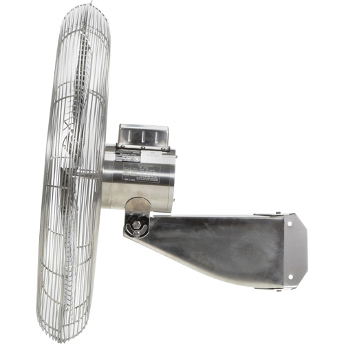 Stainless Steel Food Service Washdown Air Circulating Fans, Industrial, 1 Speed, 24" Diameter Seaboard Timber Mart