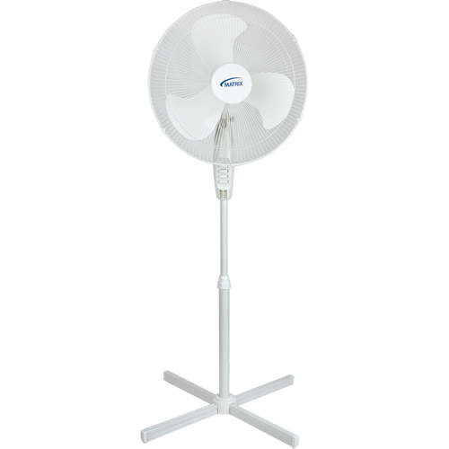 Ventilateur oscillant sur socle, Commercial, 3 Vitesses, Diam&egrave;tre de 18" Seaboard Timber Mart