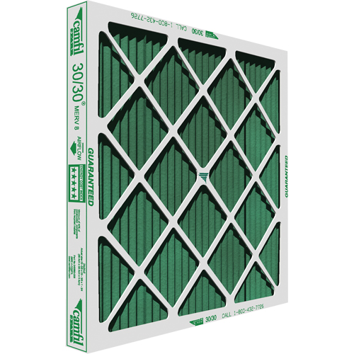 30/30&reg; High Capacity Panel Filter, Bag, MERV 8, 16" W x 1" D x 16" H Seaboard Timber Mart
