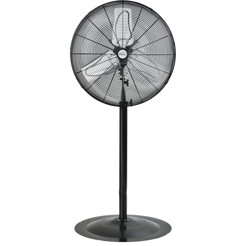 Oscillating Pedestal Fan, Heavy-Duty, 2 Speed, 24" Diameter Seaboard Timber Mart