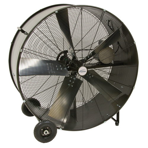 Heavy-Duty Fixed Belt Drive Drum Fan, Industrial, 2 Speed, 42" Diameter Seaboard Timber Mart