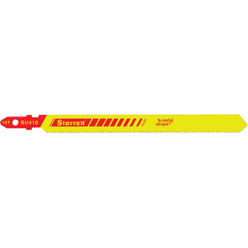 Lames pour scie sauteuse Unified Shank, Bim&eacute;tal, 4" lo, 18 dents par pouce Seaboard Timber Mart