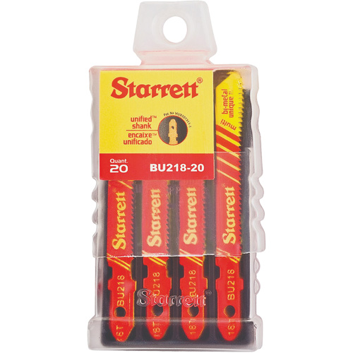 Unified Shank&reg; Jig Saw Blades, Bi-Metal, 2" L, 18 TPI Seaboard Timber Mart