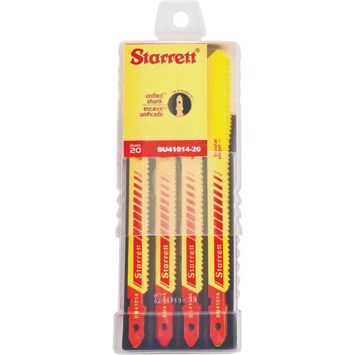 Lames pour scie sauteuse Unified Shank, Bim&eacute;tal, 4" lo, 10-14 dents par pouce Seaboard Timber Mart