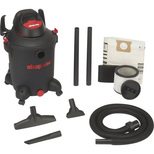 Utility Shop Vacuum, Wet-Dry, 5 HP, 10 US Gal. (37.9 Litres) Seaboard Timber Mart