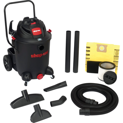 Aspirateur utilitaire pour atelier SVX2 avec chariot, Secs-humides, 6,5 CV, 14 gal. US (53 litres) Seaboard Timber Mart