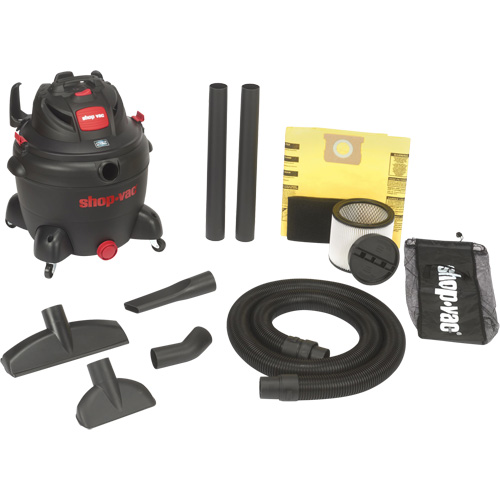 Aspirateur utilitaire pour atelier SVX2, Secs-humides, 6,5 CV, 16 gal. US (60,6 litres) Seaboard Timber Mart