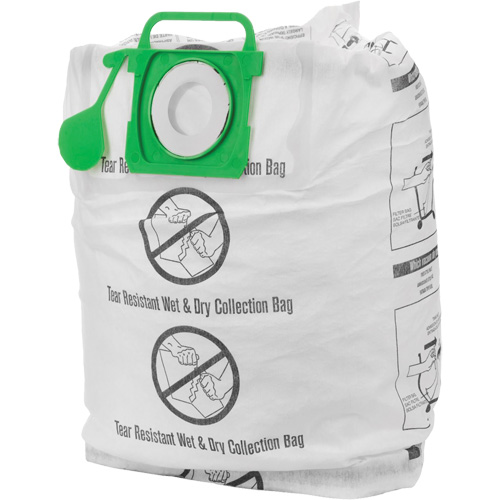 Sacs daspirateur r&eacute;sistants &agrave; la d&eacute;chirure pour les d&eacute;chets humides et secs, 5 - 10 gal. US Seaboard Timber Mart
