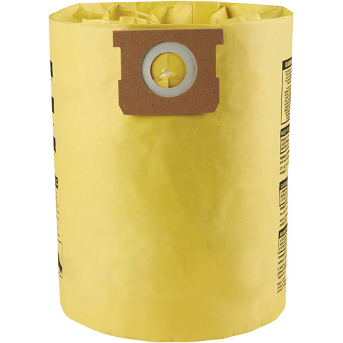 Sacs filtrants pour d&eacute;bris secs jetables &agrave; haute efficacit&eacute; de type I, 10 - 14 gal. US Seaboard Timber Mart