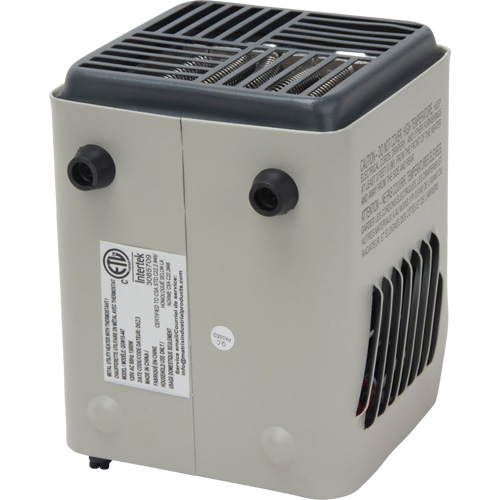 Personal Metal Shop Heater with Thermostat, Fan, Electric Seaboard Timber Mart