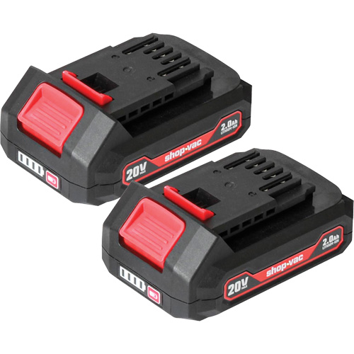 Piles au lithium 2.0Ah- Paquet de 2, 20 V Seaboard Timber Mart