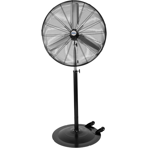 Ventilateur non oscillant sur socle avec roulettes, Industriel, 3 Vitesses, Diam&egrave;tre de 30" Seaboard Timber Mart