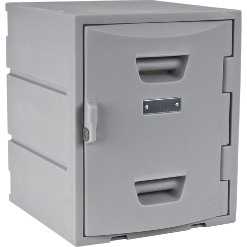 Locker, 15" x 15" x 18", Grey, Assembled Seaboard Timber Mart