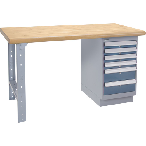 Pre-Designed Workbench, 2500 lbs. Cap., 72" W x 36" D, 34" H Seaboard Timber Mart