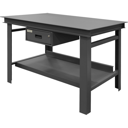 Extra Heavy-Duty Workbench, 60" W x 36" D x 34" H, 14000 lbs. Capacity Seaboard Timber Mart