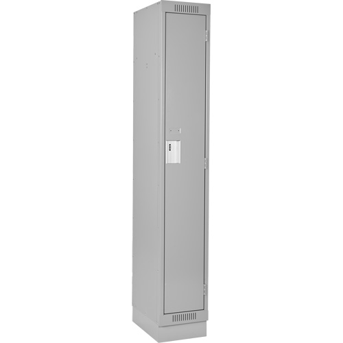 Clean Line Lockers, 12" x 18" x 76", Steel, Grey, Rivet (Assembled) Seaboard Timber Mart