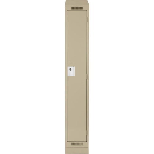 Clean Line Lockers, 12" x 18" x 82", Steel, Beige, Rivet (Assembled) Seaboard Timber Mart