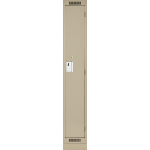 Clean Line Lockers, 12" x 12" x 76", Steel, Beige, Rivet (Assembled) Seaboard Timber Mart