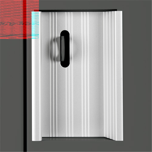 Clean Line Lockers, 5 -tier, 12" x 18" x 78", Steel, Charcoal, Rivet (Assembled) Seaboard Timber Mart