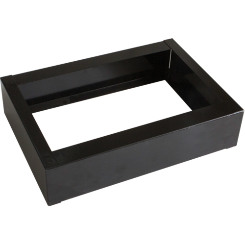 Base encastr&eacute;e pour casiers robustes enti&egrave;rement soud&eacute;e Concorde, 1 Blocs, 4" lo x 12" la x 17" p, Noir, Acier Seaboard Timber Mart