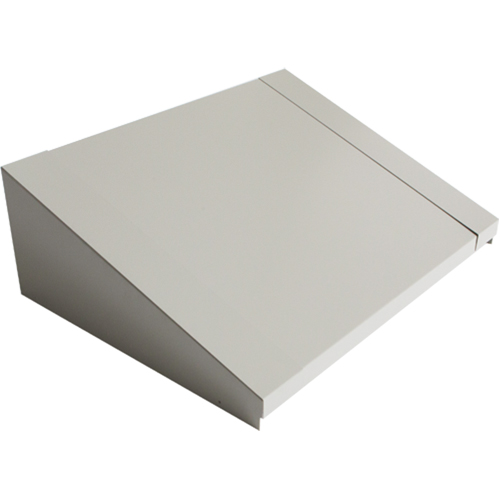 Dessus inclin&eacute; pour casiers robustes enti&egrave;rement soud&eacute; Concorde, Bloc de 2, 18" p x 24" la x 6" ha, Gris, Acier Seaboard Timber Mart