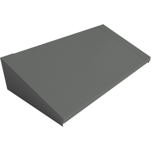 Dessus inclin&eacute; pour casiers robustes enti&egrave;rement soud&eacute; Concorde, Bloc de 3, 18" p x 36" la x 6" ha, Acier Seaboard Timber Mart