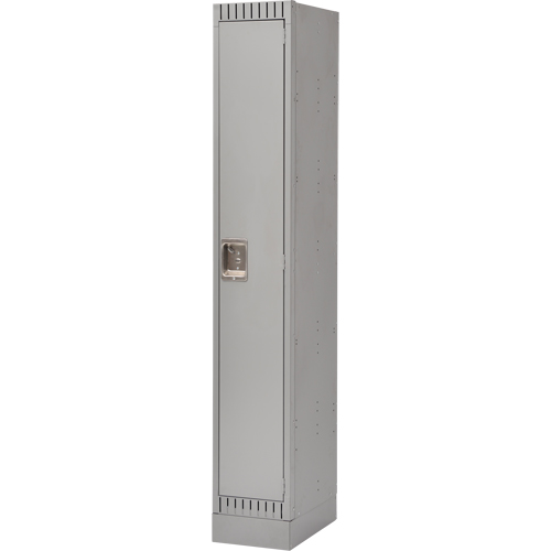 Assembled Lockers, 12" x 18" x 72", Steel, Grey, Rivet (Assembled) Seaboard Timber Mart