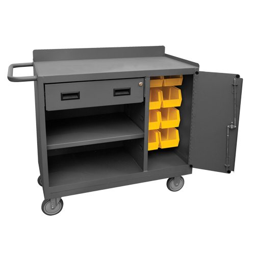 Mobile Workbench Cabinet, Steel Surface Seaboard Timber Mart