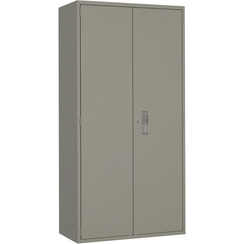 Armoire de rangement Hi-Boy, Acier, 4 Tablettes, 72" h x 36" la x 18" P, Gris Seaboard Timber Mart