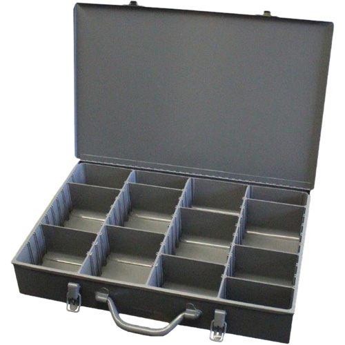 Compartment Steel Scoop Boxes, 17.875" W x 12" D x 3" H, 13 Compartments Seaboard Timber Mart