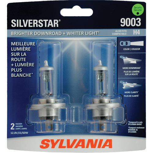 9003 Ampoule de feu avant SilverStar Ultra, Halog&egrave;ne, 60 W, Blanc Seaboard Timber Mart