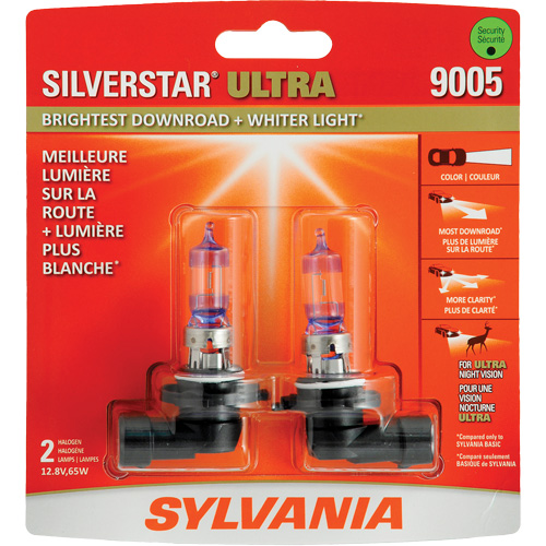 9005 SilverStar&reg; Ultra Headlight Bulb, Halogen, 65 W, White Seaboard Timber Mart