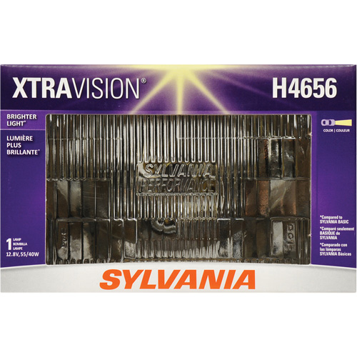 H4656 XtraVision&reg; Sealed Beam Headlight, Halogen, 35 W/55 W, Off White Seaboard Timber Mart