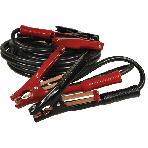 Heavy-Duty Booster Cables, 4 AWG, 500 Amps, 20' Cable Seaboard Timber Mart