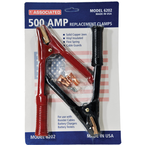 Pinces robustes de calibre professionel pour c&acirc;bles de d&eacute;marrage 500 A Seaboard Timber Mart